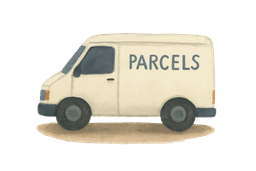 Иллюстрация машины доставки